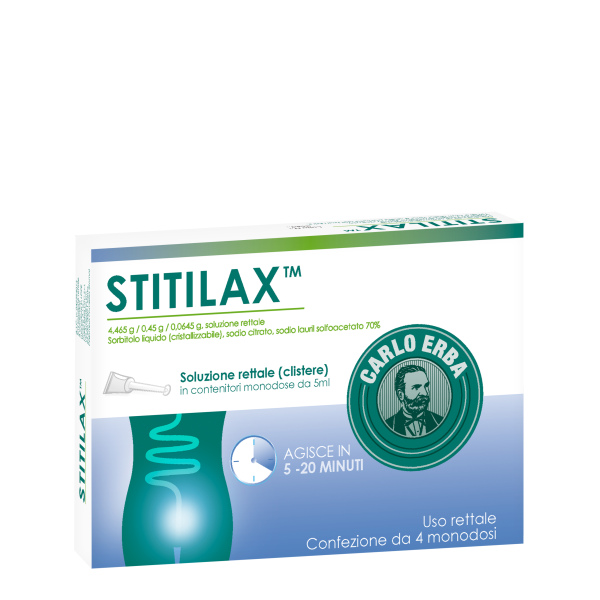 STITILAX*RETT SOL 4FL MONO 5ML CARLO ERBA OTC Srl