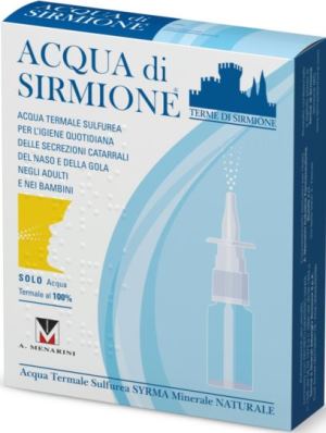 ACQUA MINERALE NATURALE 6 FIALE 15 ML TERME DI SIRMIONE