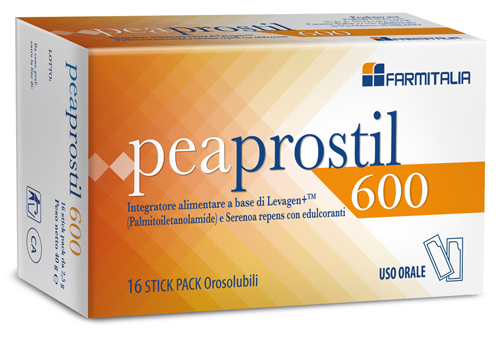 PEAPROSTIL 600 16 STICK PACK OROSOLUBILI FARMITALIA Srl - SOC. UNIPERS.
