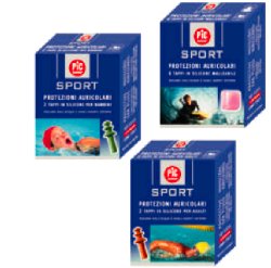 TAPPO AURICOLARE IN SILICONE PIC SPORT 6 PEZZI THERAS CONSUMER HEALTH Srl