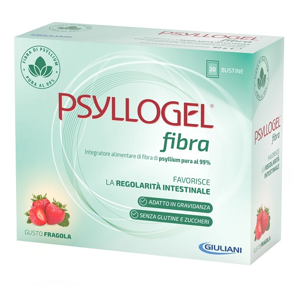 PSYLLOGEL FIBRA FRAGOLA 20 BUSTINE GIULIANI SpA