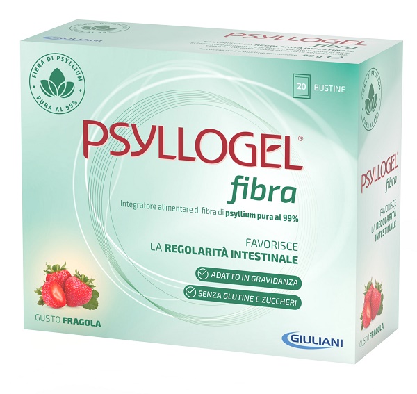 PSYLLOGEL FIBRA FRAGOLA 20 BUSTINE GIULIANI SpA