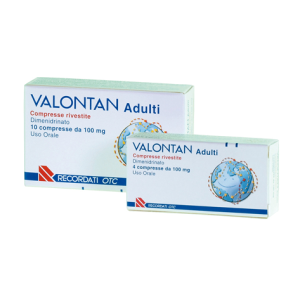 VALONTAN*AD 4CPR RIV 100MG RECORDATI SpA