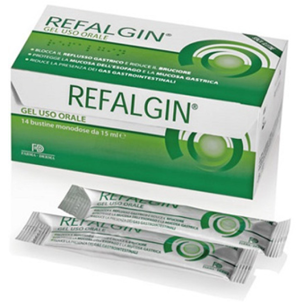 REFALGIN GEL OROSOLUBILE ANTIREFLUSSO 14 BUSTINE 15 ML FARMA-DERMA Srl