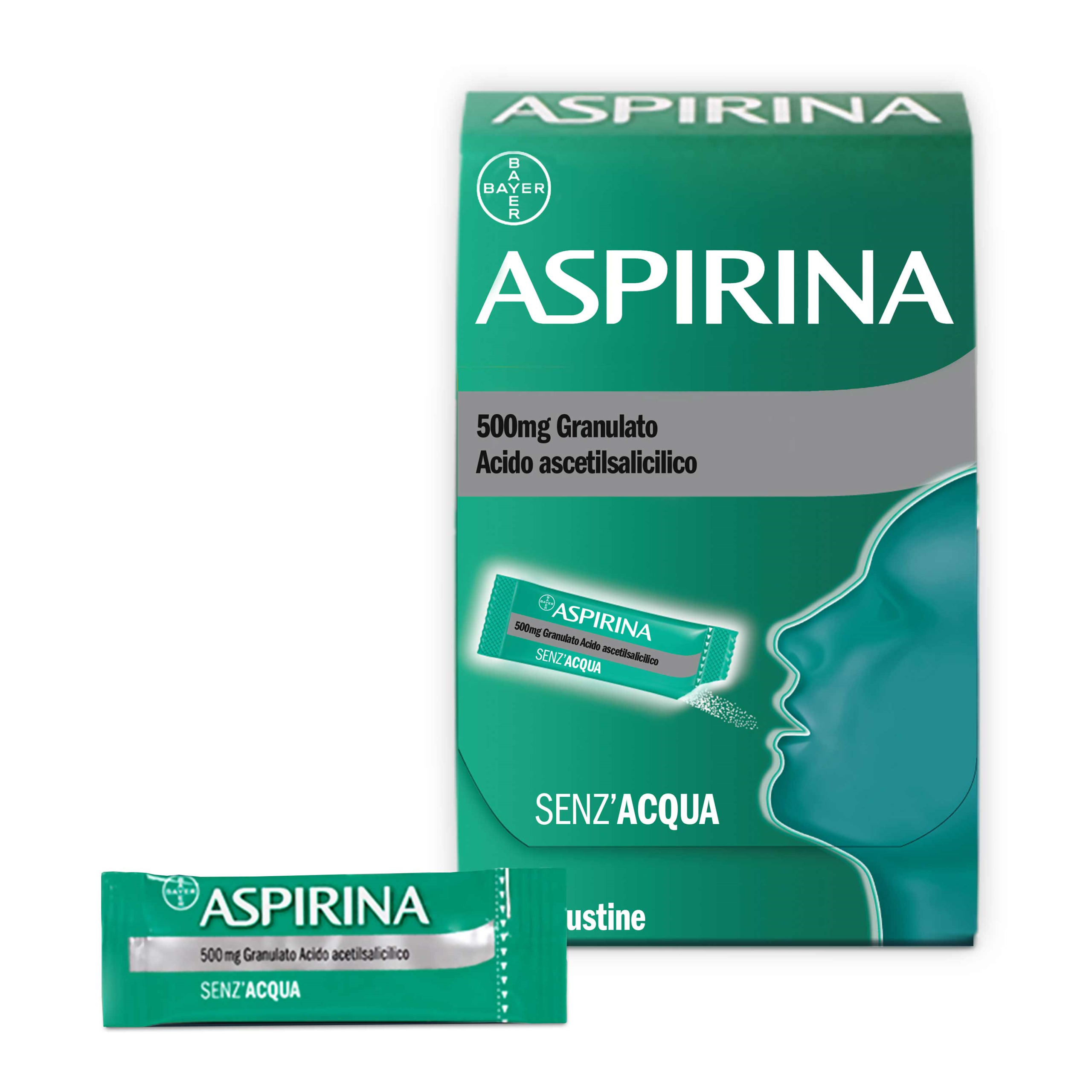ASPIRINA*OS GRAT 10BUST 500MG BAYER SpA