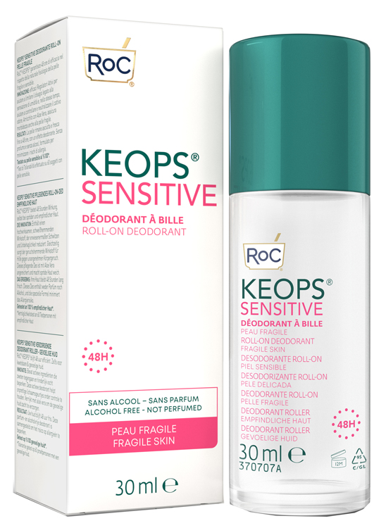 KEOPS DEODORANTE ROLL-ON 48H SENSITIVE 30 ML ROC OPCO LLC