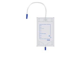 SACCA DI DRENAGGIO DA GAMBA PER INCONTINENZA TUBO 10 CM 10 PEZZI SAFETY SpA