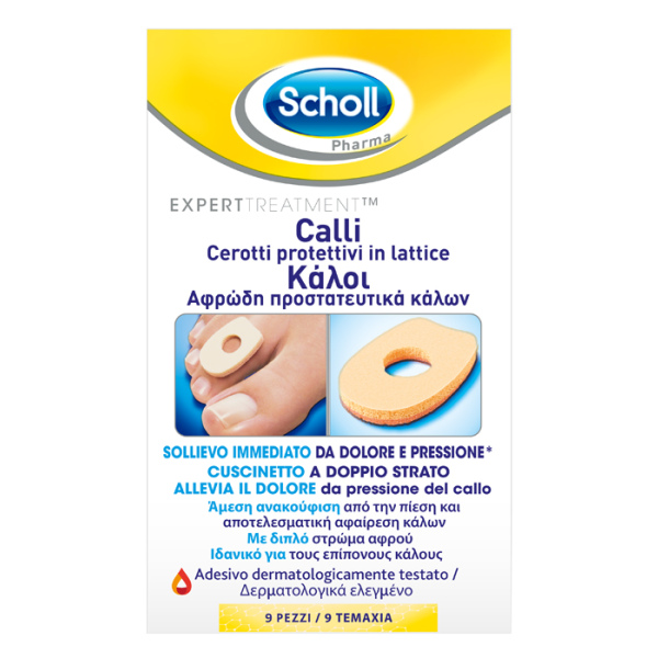 CEROTTO PROTETTIVO PER CALLI SCHOLL IN LATTICE 9 PEZZI COOPER CONSUMER HEALTH IT Srl
