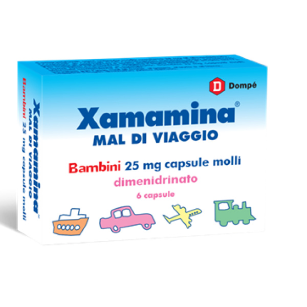 XAMAMINA MAL DI VIAG*BB 6CPS DOMPE' FARMACEUTICI SpA