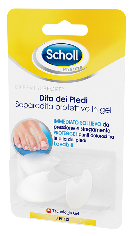 SEPARADITA PROTETTIVO IN GEL SCHOLL EXPERT SUPPORT PER DITA DEI PIEDI 3 PEZZI COOPER CONSUMER HEALTH IT Srl
