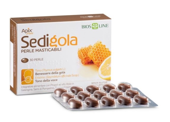 SEDIGOLA PERLE MASTICABILI 30 PERLE BIOS LINE SpA