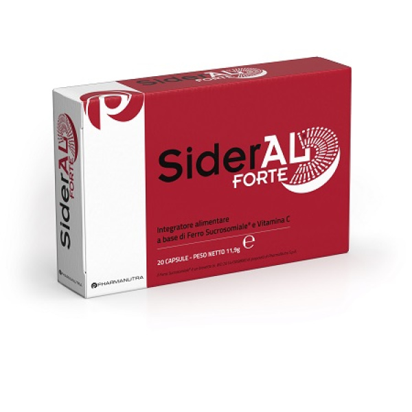 SIDERAL FORTE 20 CAPSULE SENZA GLUTINE SENZA LATTOSIO PHARMANUTRA SpA