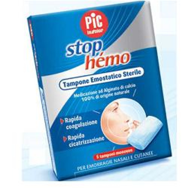 TAMPONE EMOSTATICO STERILE STOP HEMO 5BUSTE THERAS CONSUMER HEALTH Srl