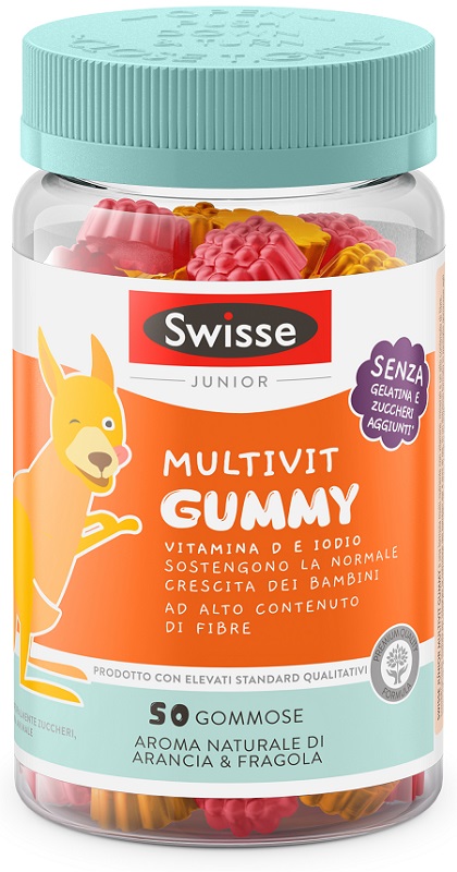 SWISSE JUNIOR MULTIVIT GUMMY 50 PASTIGLIE GOMMOSE HEALTH AND HAPPINESS (H&H) IT.