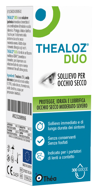 THEALOZ DUO SOLUZIONE OCULARE FLACONE 10 ML THEA FARMA SpA