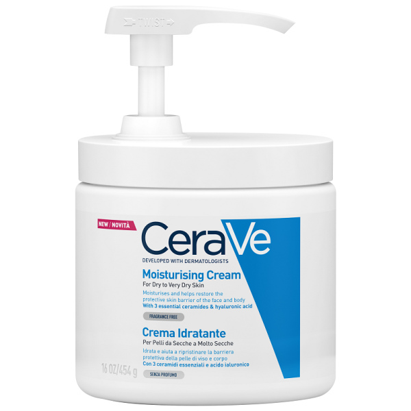 CREMA IDRATANTE PER PELLI DA SECCHE A MOLTO SECCHE 454 G PUMP CERAVE (L'Oreal Italia SpA)