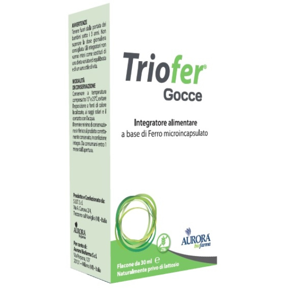 TRIOFER GOCCE 30 ML AURORA BIOFARMA Srl
