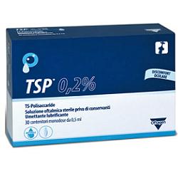 TSP 0,2% SOLUZIONE OFTALMICA UMETTANTE LUBRIFICANTE 30 FLACONCINI MONODOSE 0,5 ML DIADEMA FARMACEUTICI Srl