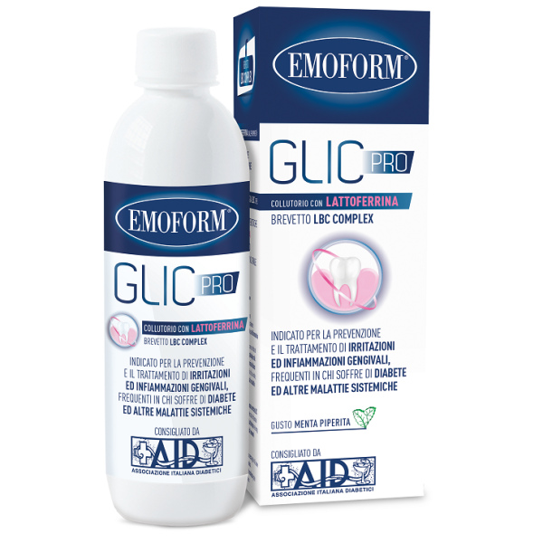 EMOFORM GLIC PRO COLLUTORIO 300 ML POLIFARMA BENESSERE Srl