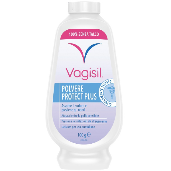 VAGISIL POLVERE PROTECT PLUS IGIENE FEMMINILE 100 G COMBE ITALIA Srl
