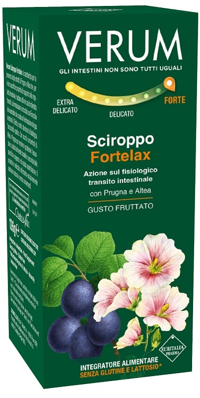 VERUM FORTELAX SCIROPPO FRUTTATO 126 G NEW EURITALIA PHARMA (div.COSWELL)
