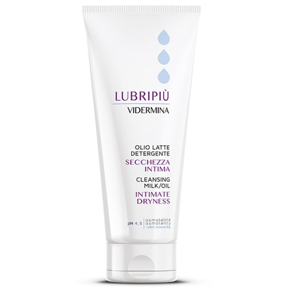 VIDERMINA LUBRIPIU' OLIO LATTE DETERGENTE SECCHEZZA INTIMA 200 ML IST.GANASSINI SpA