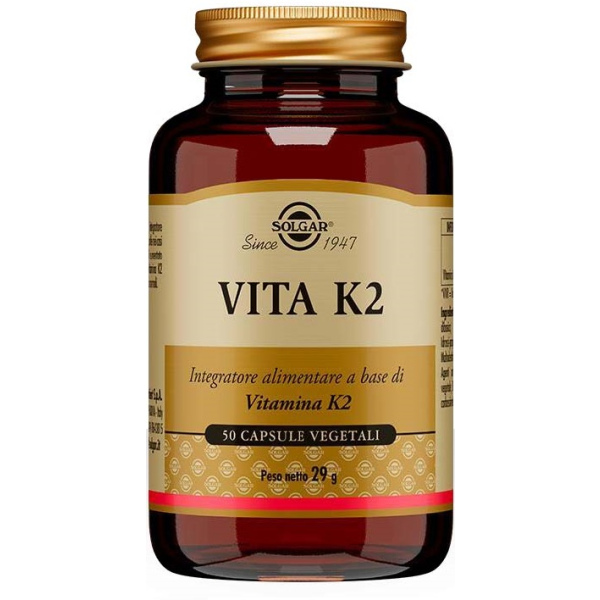 VITA K2 50 CAPSULE VEGETALI SOLGAR IT. MULTINUTRIENT SpA