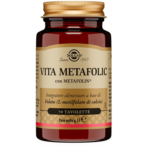 VITA METAFOLIC 50 TAVOLETTE SOLGAR IT. MULTINUTRIENT SpA