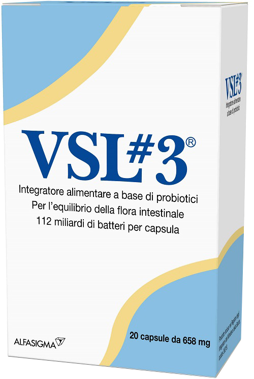 VSL 3 20 CAPSULE ACTIAL FARMACEUTICA Srl