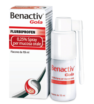 BENACTIV GOLA*SPRAY 15ML 0,25% RECKITT BENCKISER H.(IT.) SpA