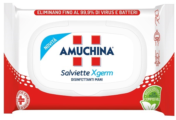 AMUCHINA XGERM SALVIETTINE MANI 20 PEZZI FATER SpA