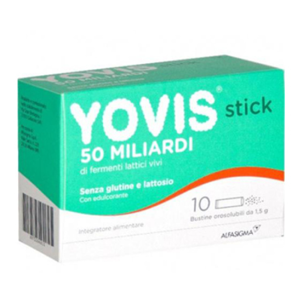 YOVIS STICK 10 BUSTINE DA 1,5 G ALFASIGMA SpA