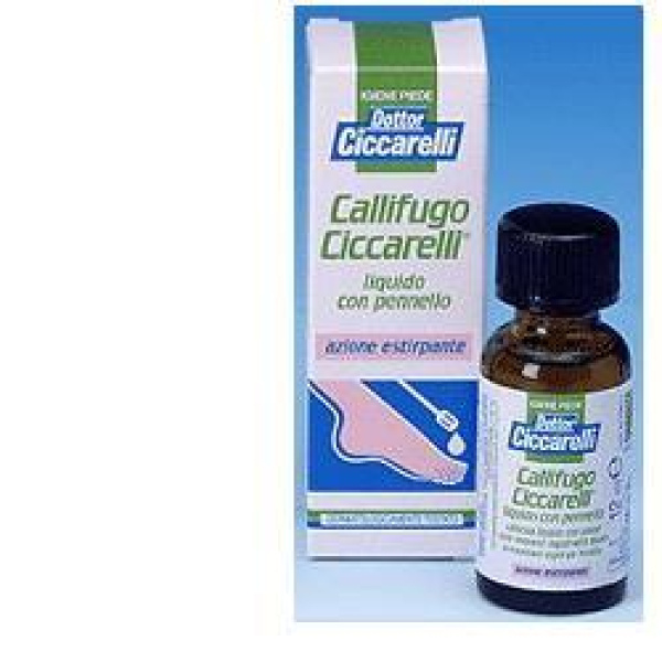CALLIFUGO CICCARELLI LIQUIDO CON PENNELLO PER RIMOZIONE CALLLI 12 ML FARMACEUTICI DOTT.CICCARELLI