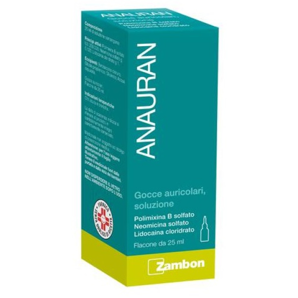 ANAURAN*GTT AURIC FL 25ML ZAMBON ITALIA Srl
