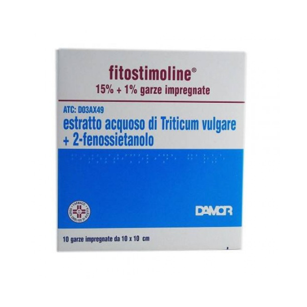 FITOSTIMOLINE*10GARZE 15% FARMACEUTICI DAMOR SpA