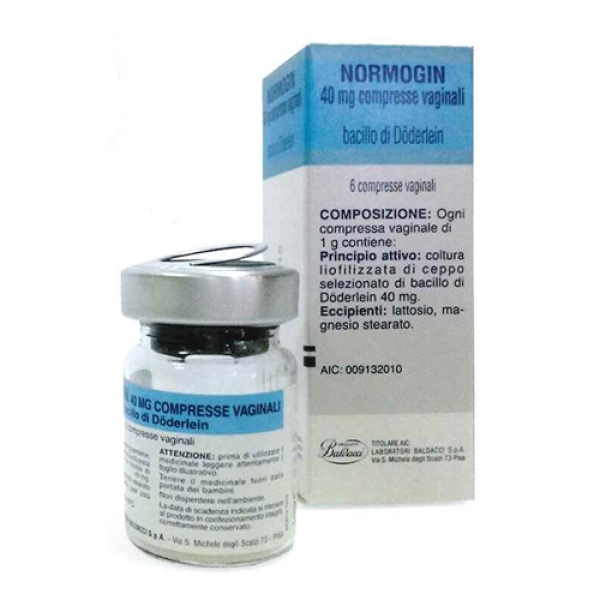 NORMOGIN*6CPR VAG 40MG LABORATORI BALDACCI SpA