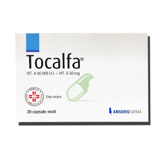 TOCALFA*20CPS MOLLI 50000UI+50 DIFA COOPER SpA