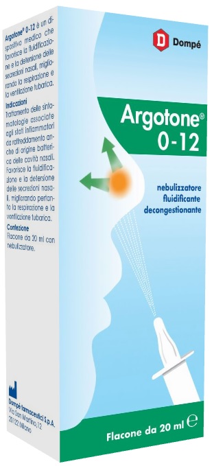 ARGOTONE 0-12 SPRAY NASALE 20 ML DOMPE' FARMACEUTICI SpA