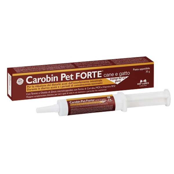 CAROBIN PET FORTE PASTA 30 G N.B.F. LANES Srl