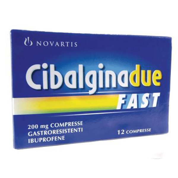 CIBALGINA DUE FAST*12CPR 200MG VEMEDIA MANUFACTURING B.V.