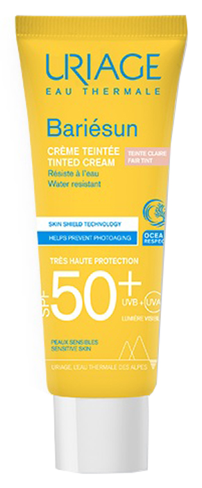 EAU THERMALE BARIESUN SPF50+ CREME CLAIRE TEINTEE 50 ML URIAGE LABORATOIRES DERMATOLOG