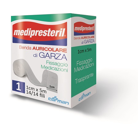 BENDA AURICOLARE MEDIPRESTERIL 12/8 FU M5X2CM 14/14 FILI CORMAN SpA