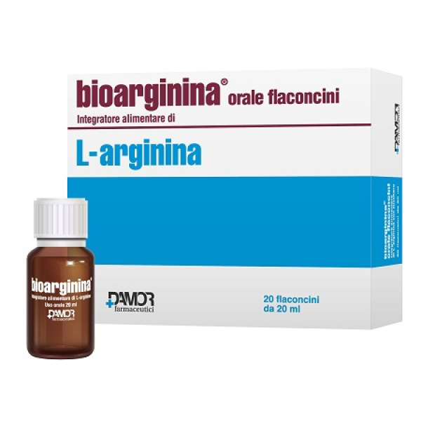 BIOARGININA ORALE 20 FLACONCINI 20 ML FARMACEUTICI DAMOR SpA
