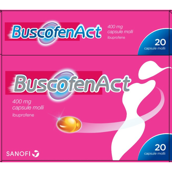 BUSCOFENACT*20CPS MOLLI 400MG OPELLA HEALTHCARE ITALY Srl