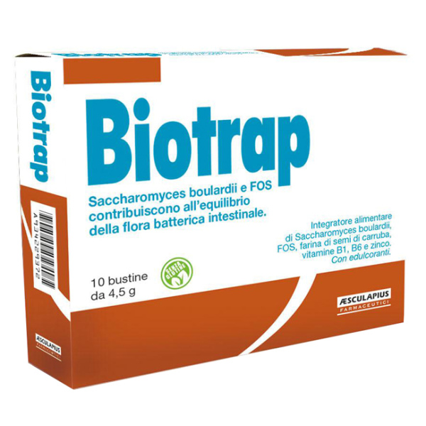 BIOTRAP S/G 10 BUSTINE DA 4,5 G AESCULAPIUS FARMACEUTICI Srl