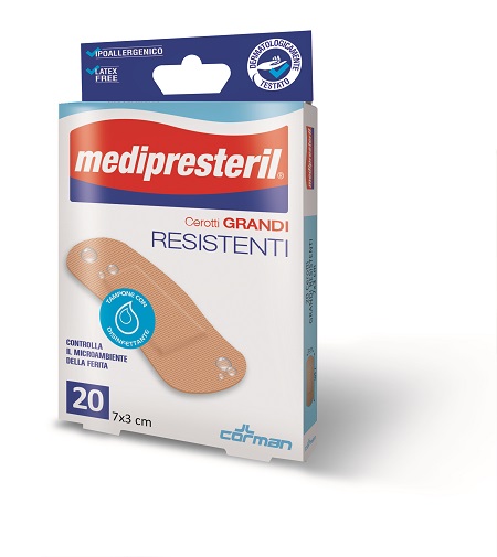 CEROTTI ASSORTITI MEDIPRESTERIL RESISTENTI 40 PEZZI CORMAN SpA