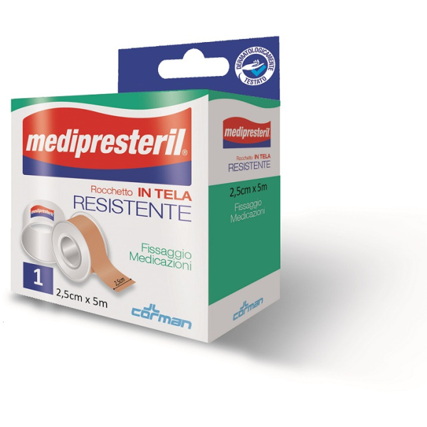 CEROTTO IN ROCCHETTO IN TELA MEDIPRESTERIL 5X250CM CORMAN SpA