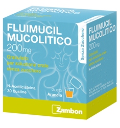 FLUIMUCIL MUCOL*30BUST200MGS/Z ZAMBON ITALIA Srl