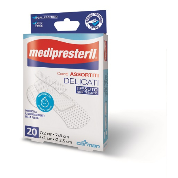 CEROTTO IN STRISCIA MEDIPRESTERIL DELICATO TNT 50X8CM CORMAN SpA
