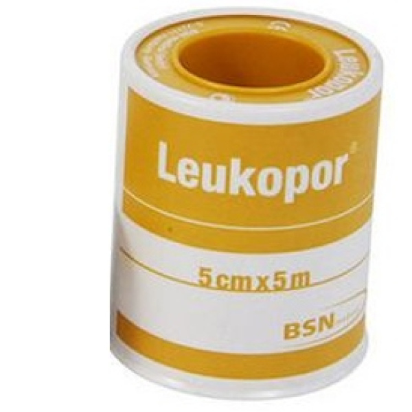 CEROTTO IN ROCCHETTO LEUKOPOR IPOALLERGENICO TESSUTO NON TESSUTO BIANCO 5X500 CM ESSITY ITALY SpA